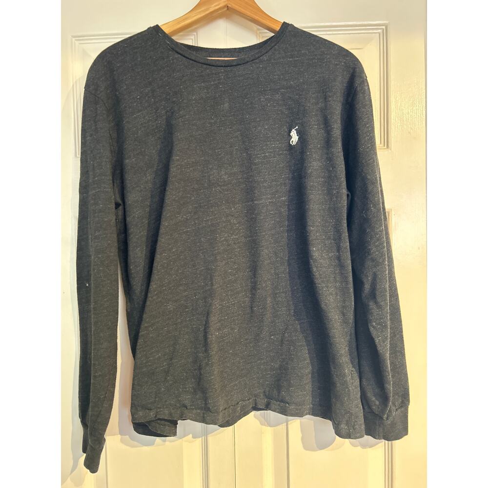 Polo Ralph Lauren Black Heather Long Sleeved Tshirt
